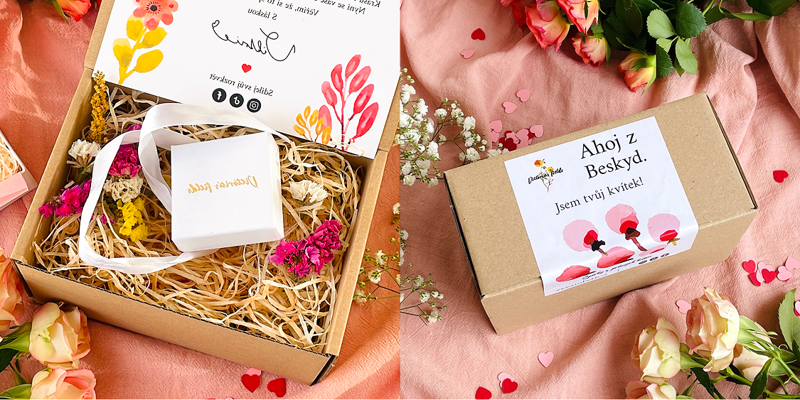 Balení objednávky krabička